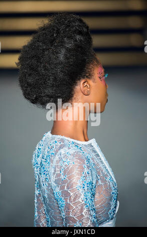 Les modèles 2017 AFWL - photos prises par Steve Mack pour Africanhair.com au cours de défilés sur samedi le 12 août à Freemasons Hall -Londres. Banque D'Images