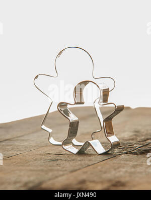 Ginger bread man cookie cutter Banque D'Images