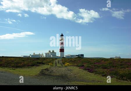 Point d'Ayre phare, Île de Man Banque D'Images