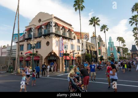 Sunset Boulevard à Hollywood studios, le parc à thème walt disney World, Orlando, Floride. Banque D'Images