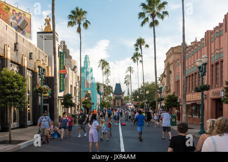 Sunset Boulevard à Hollywood studios, le parc à thème walt disney World, Orlando, Floride. Banque D'Images