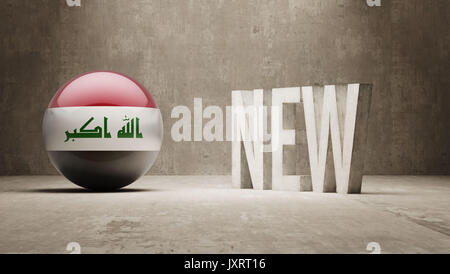 L'Iraq Nouveau Concept en haute résolution Banque D'Images