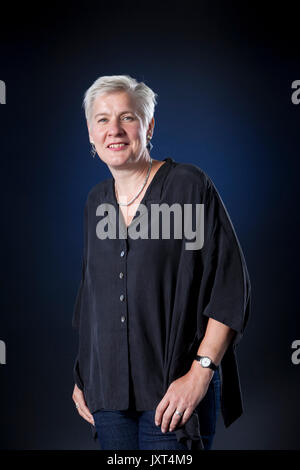 Edinburgh, Royaume-Uni. Août 17, 2017. Tanya Landman, le français auteur de livres pour enfants et jeunes adultes, qui ont comparu à l'Edinburgh International Book Festival. Crédit : GARY DOAK/Alamy Live News Banque D'Images