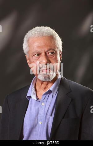 Édimbourg, Écosse 17 août. Jour 6 Edinburgh International Book Festival. Abdulrazak Gurnah Photo : romancier tanzanien est basée au Royaume-Uni Crédit : Pako Mera/Alamy Live News Banque D'Images