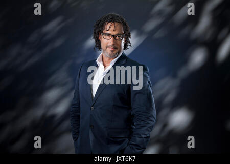 Edinburgh, Royaume-Uni. Août 17, 2017. David Olusoga, l'historien, écrivain nigérian britannique et diffuseur, apparaissant à l'Edinburgh International Book Festival. Crédit : GARY DOAK/Alamy Live News Banque D'Images