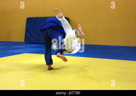 Walsall, Royaume-Uni. Août 17, 2017. Cet événement médiatique pour la préparation du prochain Championnat du monde de judo qui aura lieu en Hongrie du 28 août au 3 septembre. Credit : Gerard Noonan/Alamy Live News Banque D'Images