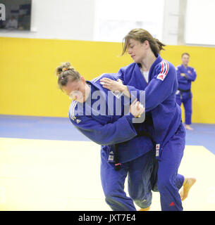 Walsall, Royaume-Uni. Août 17, 2017. Cet événement médiatique pour la préparation du prochain Championnat du monde de judo qui aura lieu en Hongrie du 28 août au 3 septembre. Credit : Gerard Noonan/Alamy Live News Banque D'Images