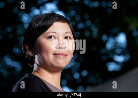 Edinburgh, Royaume-Uni. 17 août 2017. Yiyun Li, l'écrivain chinois, figurant à l'Edinburgh International Book Festival. Gary Doak / Alamy Live News Banque D'Images