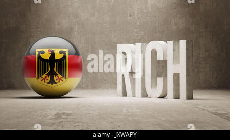 Allemagne Concept riche en haute résolution Banque D'Images