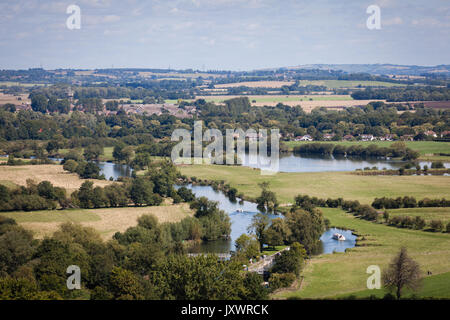 Clups Wittenham Banque D'Images