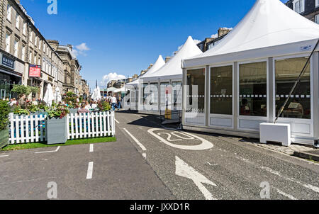 Edinburgh International Book Festival dans la rue George au cours Edinburgh Festival Fringe 2017 Edinburgh Scotland UK Banque D'Images