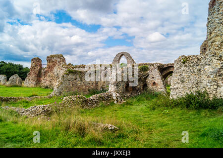 Ruines de Prémontrés augustinien Theberton, 1363, Woodbridge, Suffolk, Angleterre Banque D'Images