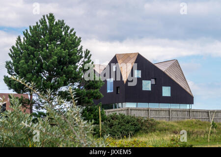 Une "chambre" par Jarmund/Vigsnaes Architectes, hi-tech scandinave style architectural, Aldeburgh, Suffolk, Angleterre Banque D'Images