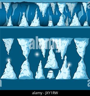 Cartoon vector cave transparente Illustration de Vecteur