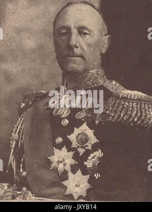 Portrait de Sir John Rushworth Jellicoe, amiral de la flotte britannique en uniforme. Banque D'Images