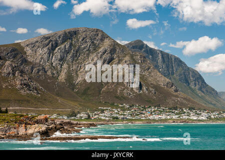 Paysage côtier à Hermanus, afrique du sud. Banque D'Images