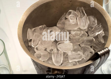 Seau à glace Vue de dessus Banque D'Images