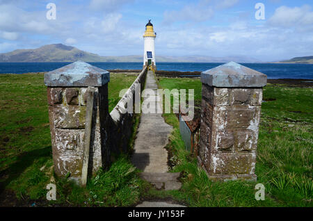 Royaume-uni, Ecosse, Argyll et Bute, île de Mull, Tobermory, Rubha nan Gall Lighthouse Banque D'Images