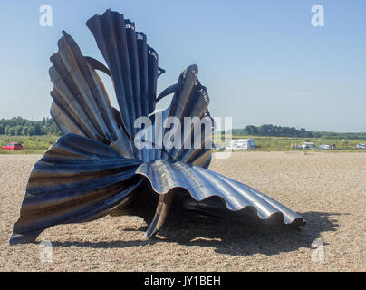 SCULPTURE PAR MAGGI HAMBLING SHELL. Banque D'Images