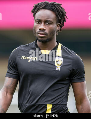 Fankaty DABO (prêté par Chelsea) de vitesse pendant le match amical entre la lecture et vitesse Arnhem à Adams Park, High Wycombe, en Angleterre, le 29 Banque D'Images