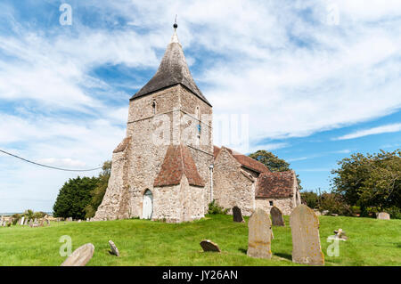 L'église de St Mary dans le Marais, Romney Marsh, Kent Banque D'Images