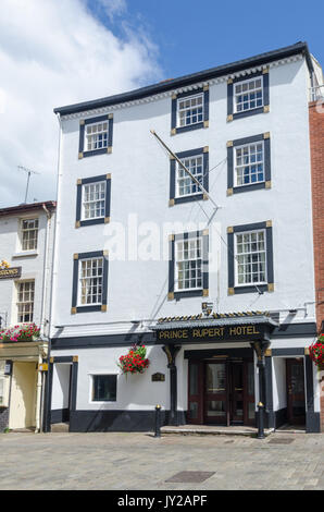 Prince Rupert Hotel à Butcher Row dans le coeur de Shrewsbury, Shropshire Banque D'Images