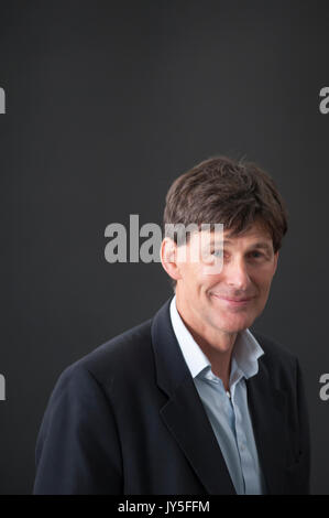 Edimbourg, Royaume-Uni,. 18 août 2017. Physicien, banquier, Ben Thomson apparaissant au Edinburgh International Book Festival. Credit : Lorenzo Dalberto/Alamy Live News Banque D'Images