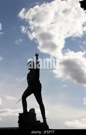 Liverpool, Royaume-Uni. 18 août, 2017. UK - belle journée ensoleillée à Liverpool, Angleterre Crédit : Gari Wyn Williams/Alamy Live News Banque D'Images