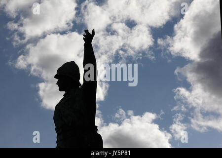 Liverpool, Royaume-Uni. 18 août, 2017. UK - belle journée ensoleillée à Liverpool, Angleterre Crédit : Gari Wyn Williams/Alamy Live News Banque D'Images