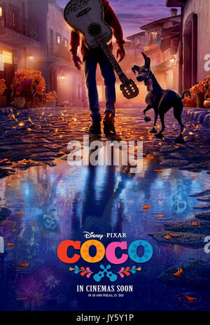 DATE DE SORTIE : Novembre 22, 2017 TITRE : Coco STUDIO : Walt Disney Pictures Réalisateur : Lee Unkrich RÉSUMÉ : musicien aspirant Miguel (la voix du nouvel arrivant Anthony Gonzalez) fait équipe avec charmant filou Hector (voix de Gael Garcia Bernal) sur un extraordinaire voyage au pays des morts. Avec : voix d'Anthony Gonzalez. (Crédit : © Walt Disney Pictures/Photos/ZUMAPRESS.com) Banque D'Images