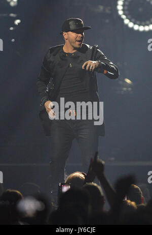 New Kids on The Block : La Tour Package Total avec Paula Abdul et Boyz II Men au Hard Rock Live au Seminole Hard Rock Hotel & Casino à Miami avec : Donnie Wahlberg de nouveaux enfants sur le bloc Où : Hollywood, Florida, United States Quand : 17 juillet 2017 : Crédit Photographie/WENN.com JLN Banque D'Images