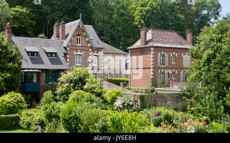 Saint Valery grand villas Banque D'Images