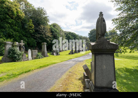 Glasgow Nécropole - cimetière victorien à Glasgow, Écosse - EDT 1832 Banque D'Images