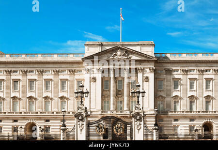 La vue du paysage du palais de Buckingham à Londres, Royaume-Uni Banque D'Images