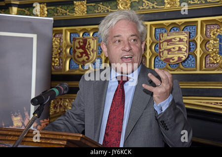 La réception de l'été et l'annonce de la News Awards 2017 Rose dans le Palais de Westminster, la maison du Président comprend : John Bercow Où : London, Royaume-Uni Quand : 18 Oct 2017 Crédit : Chris Jepson/WENN.com Banque D'Images