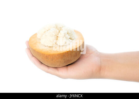Santol fruits frais isolé sur fond blanc. Banque D'Images