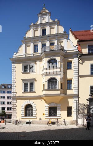 Altes Rathaus , Rathausplatz, Ingolstadt, Oberbayern, Bayern, Deutschland, Europa JE Oldt City Hall. Ingoldstadt, Bavaria, Germany, Europe Banque D'Images