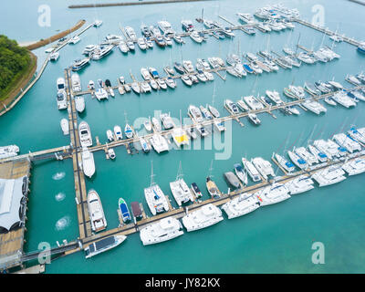 Portrait de Marina Bay dans l'île de phuket Banque D'Images