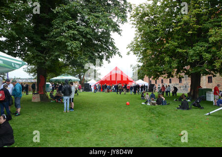 Sonderborg, Danemark - 12 août 2017 : Stella Polaris open air festival avec entrée libre. Banque D'Images