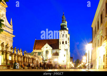 Grozdka , rue Cracovie, Pologne Banque D'Images