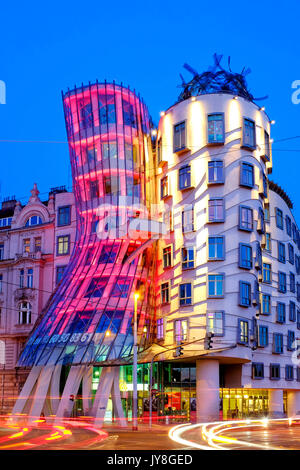 Dancing house, Prague, République Tchèque Banque D'Images