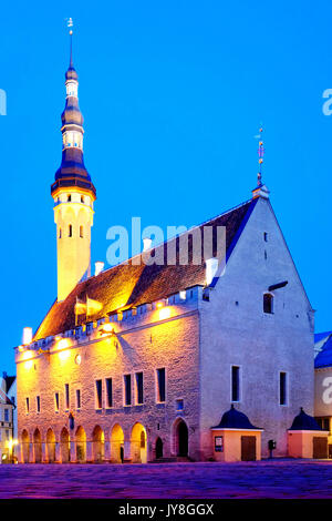 Hôtel de ville de Tallinn, Tallinn, Estonie Banque D'Images