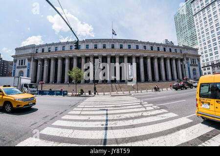 New York, États-Unis d'Amérique - le 10 juillet 2017. La Pennsylvania Station également connu sous le nom de Penn Station. Banque D'Images