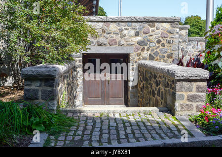 Chalet du Mont Royal (Anglais : Chalet du Mont-Royal) est un célèbre bâtiment situé près du sommet du mont Royal à Montréal, Québec, Canada Banque D'Images