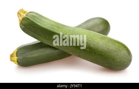 Courge vert isolé chemin de légumes Banque D'Images