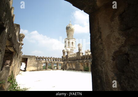 Golconda Fort Hyderabad Inde Banque D'Images