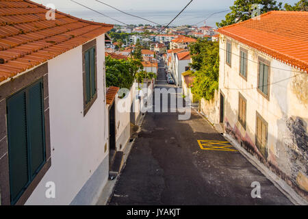 La rue Funchal Banque D'Images