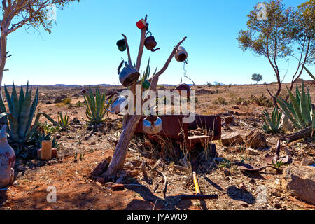 Le rêve de jour historique Mine est une destination touristique populaire, trouvés entre Broken Hill et Silverton en Nouvelle Galles du Sud en Australie Banque D'Images