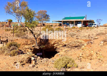 Le rêve de jour historique Mine est une destination touristique populaire, trouvés entre Broken Hill et Silverton en Nouvelle Galles du Sud en Australie Banque D'Images