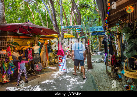 Le baril de pluie Village d'artisans sur Islamorada Key dans les Florida Keys Banque D'Images